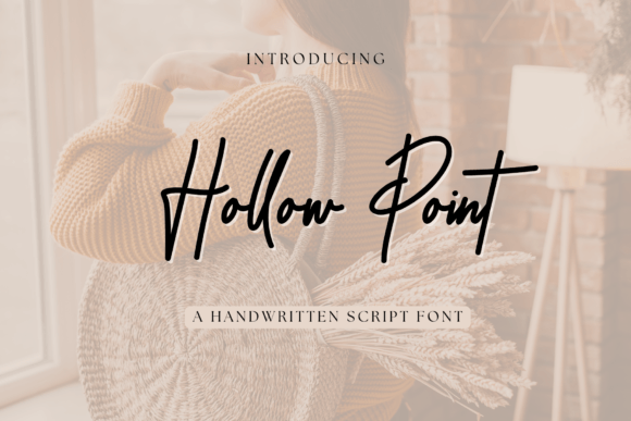 Hollow Point Font Poster 1