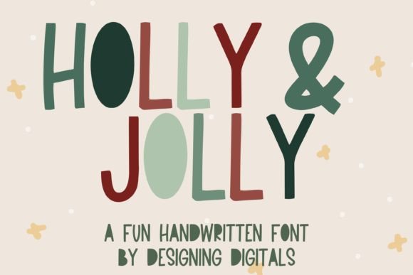 Holly and Jolly Font