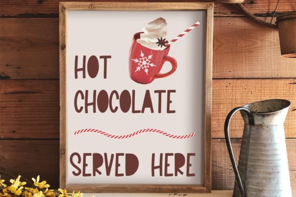 Holly and Jolly Font Poster 3