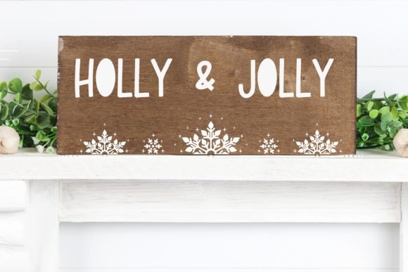 Holly and Jolly Font Poster 6