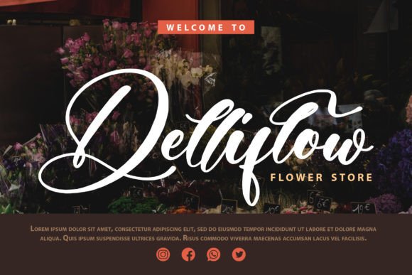 Hollylow Font Poster 2