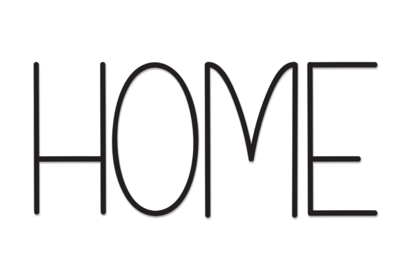 Home Font Poster 1