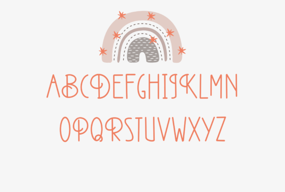 Home School Font Poster 2