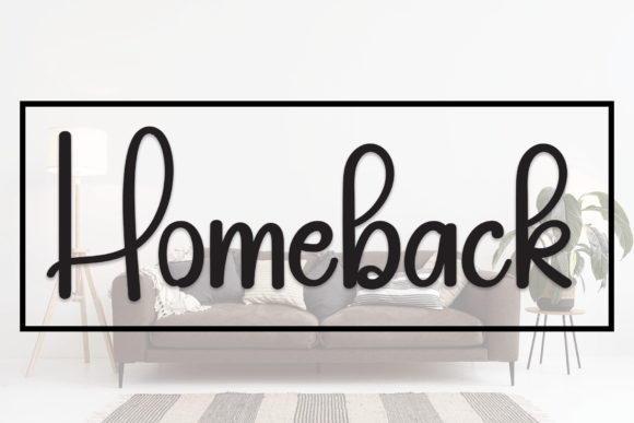 Homeback Font