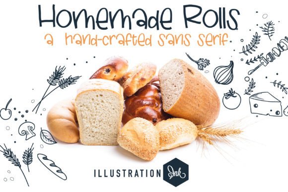 Homemade Rolls Font