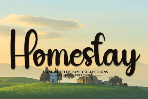 Homestay Font Poster 1