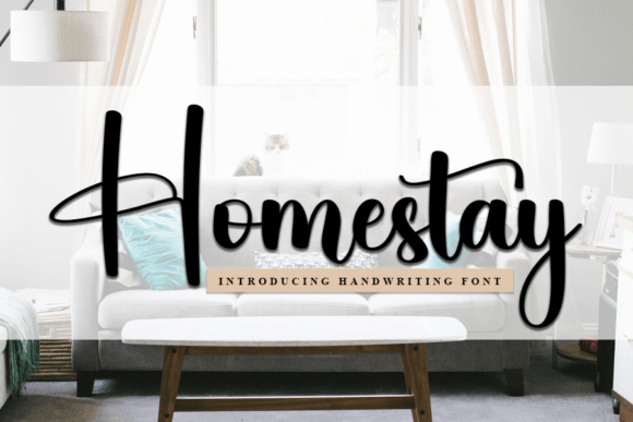 Homestay Font Poster 1