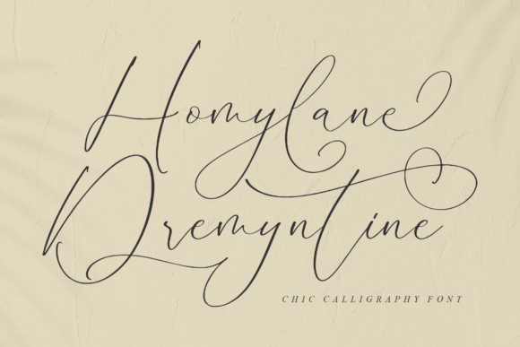 Homylane Dremyntine Font