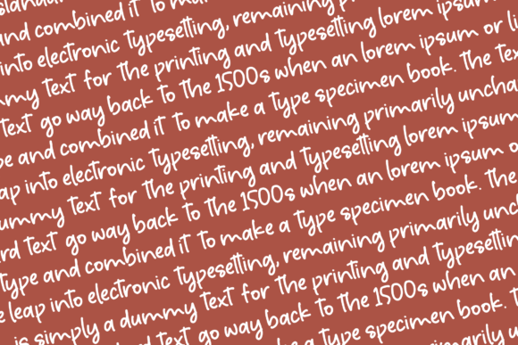 Honestie Papermint Font Poster 8