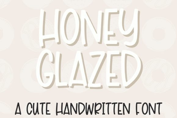Honey Glazed Font Poster 1