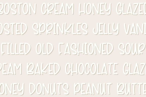 Honey Glazed Font Poster 9