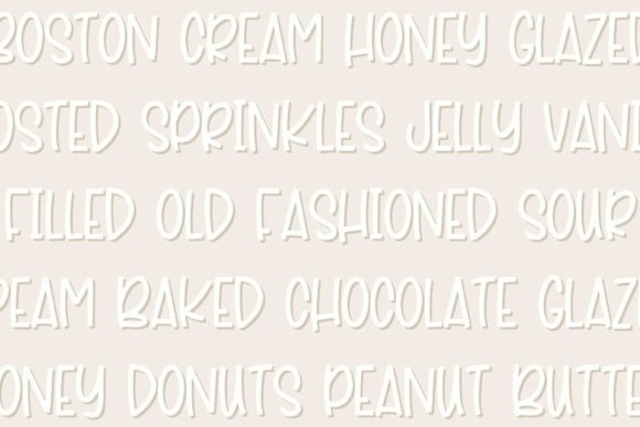 Honey Glazed Font Poster 9