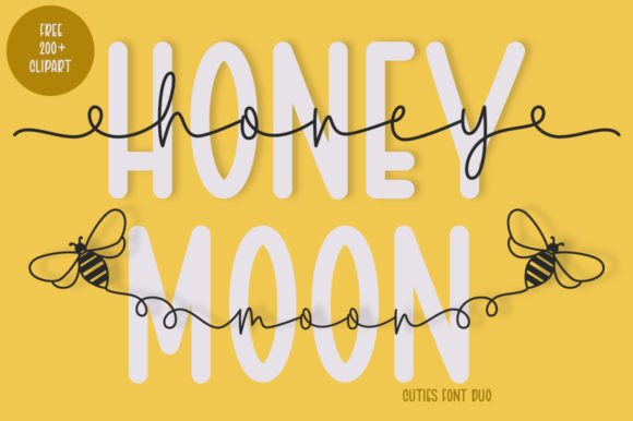 Honey Moon Font Poster 1
