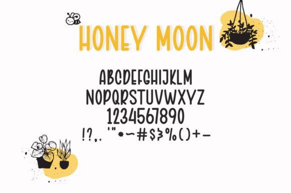 Honey Moon Font Poster 9