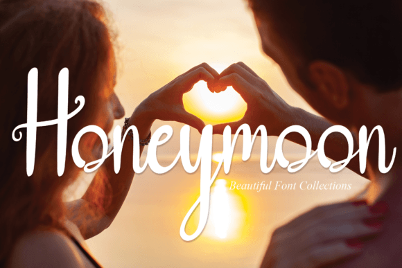 Honeymoon Font Poster 1