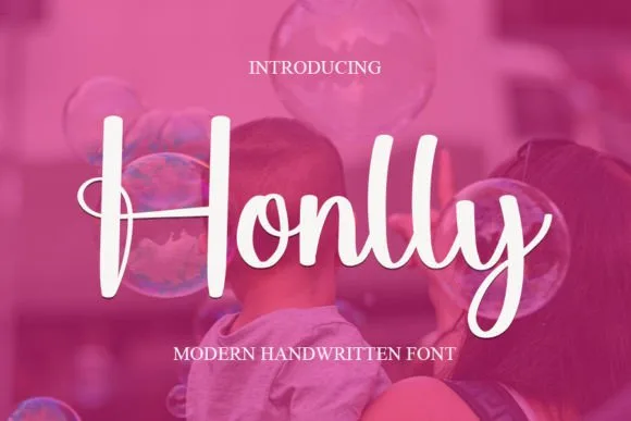 Honlly Font Honlly Font Poster 1