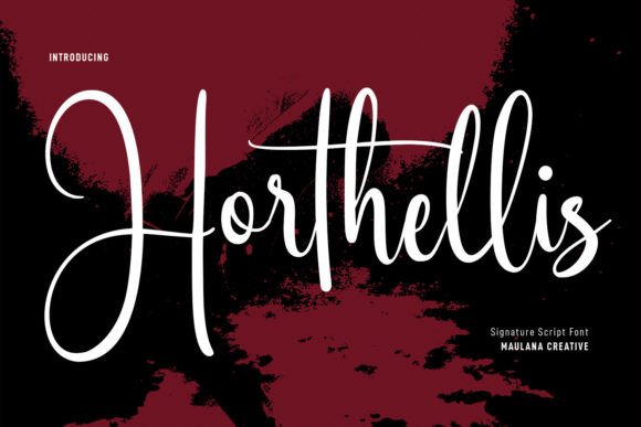 Horthellis Font Poster 1