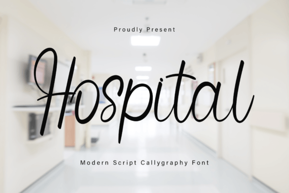 Hospital Font Poster 1