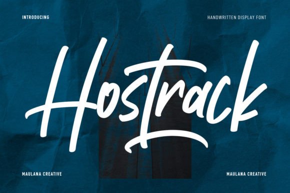 Hostrack Font Poster 1