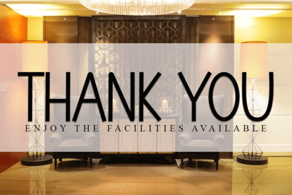 Hotel Room Font Poster 6