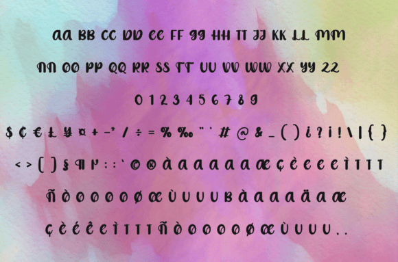 House Milk Font Poster 6
