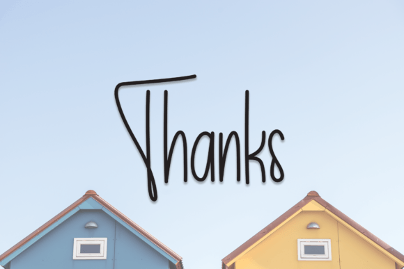 House Planner Font Poster 7