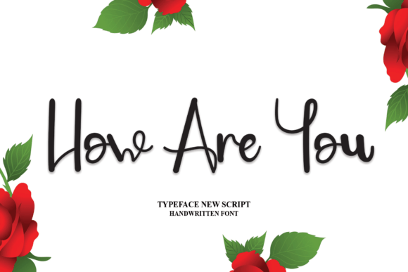 How Are You Font Poster 1