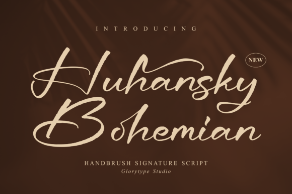 Huhansky Bohemian Font Poster 1