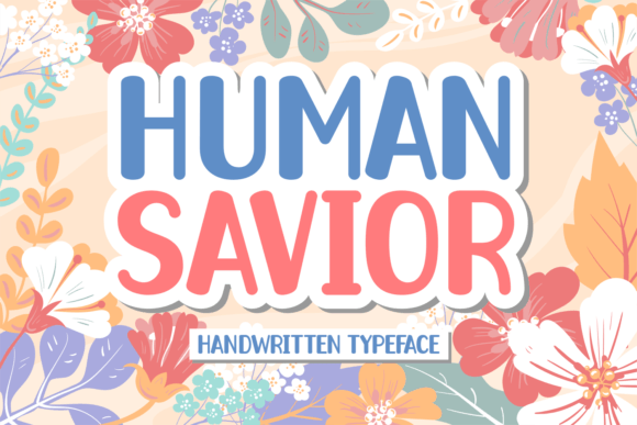 Human Savior Font Poster 1