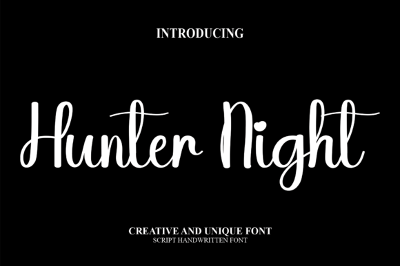 Hunter Night Font