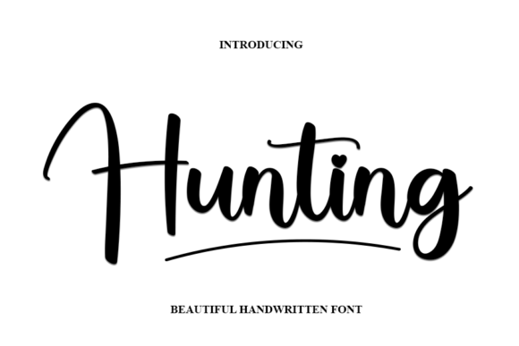 Hunting Font Poster 1