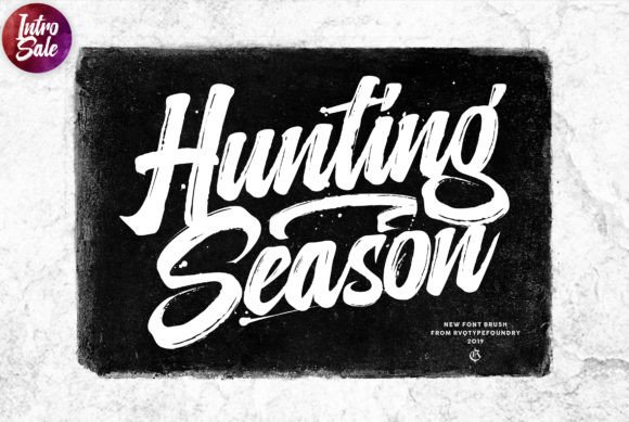 Hunting Season Font Poster 1