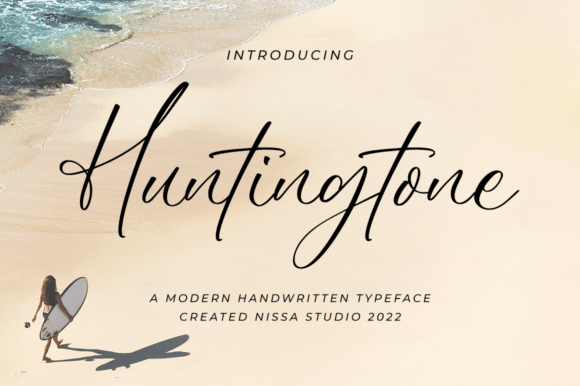 Huntingtone Font Poster 1