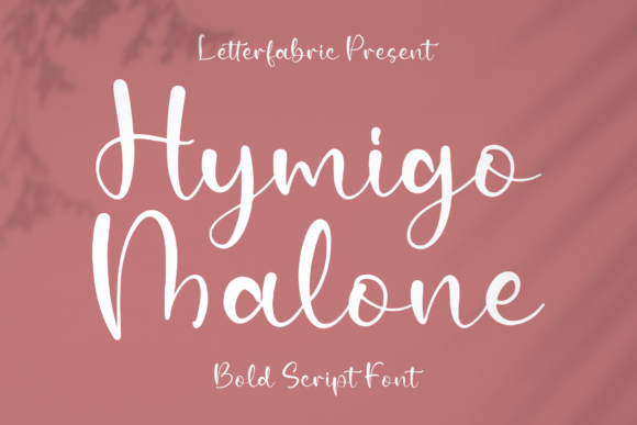 Hymigo Malone Font Poster 1