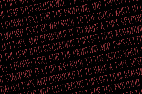 Hysteria Witcher Font Poster 8