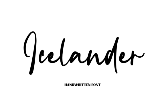 Icelander Font Poster 1