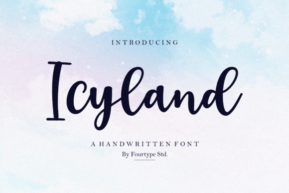 Icyland Font Poster 1