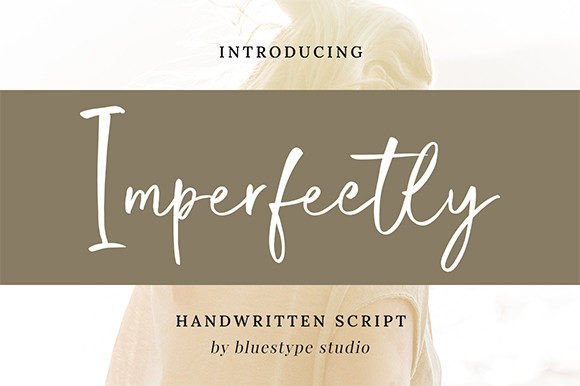 Imperfectly Font Poster 1