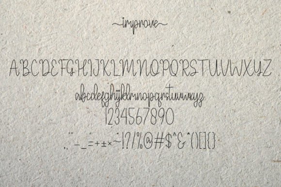 Improve Font Poster 7