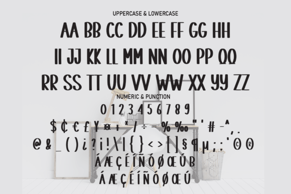 Indoor Design Font Poster 6