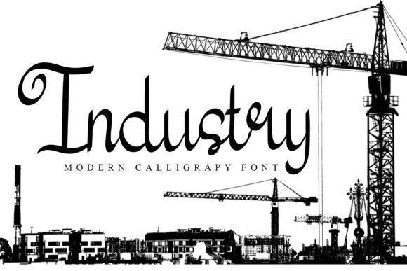 Industry Font Poster 1