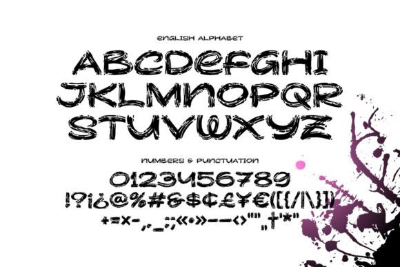 Ink Flow Font Poster 6