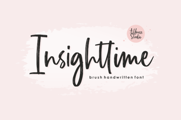 Insighttime Font Insighttime Font Poster 1