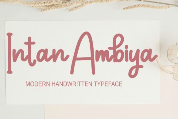 Intan Ambiya Font Poster 1