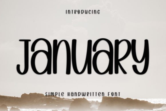 January Font Poster 1