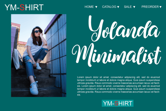 January Font Poster 3