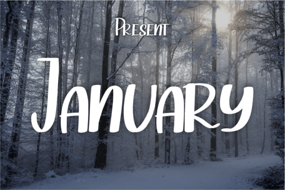 January Font January Font Poster 1