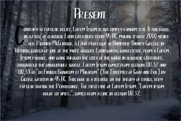 January Font Poster 3
