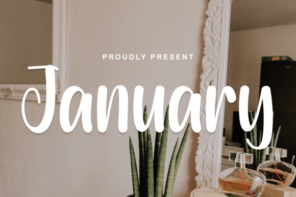 January Font January Font Poster 1