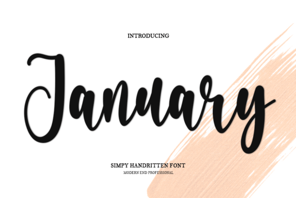 January Font Poster 1